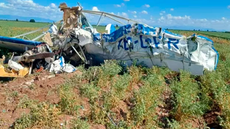 Se desploma avioneta en Sinaloa; reportan un lesionado 