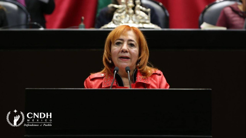 Rosario Piedra propone eliminar a la CNDH y crear la Defensoría Nacional de los Derechos del Pueblo 