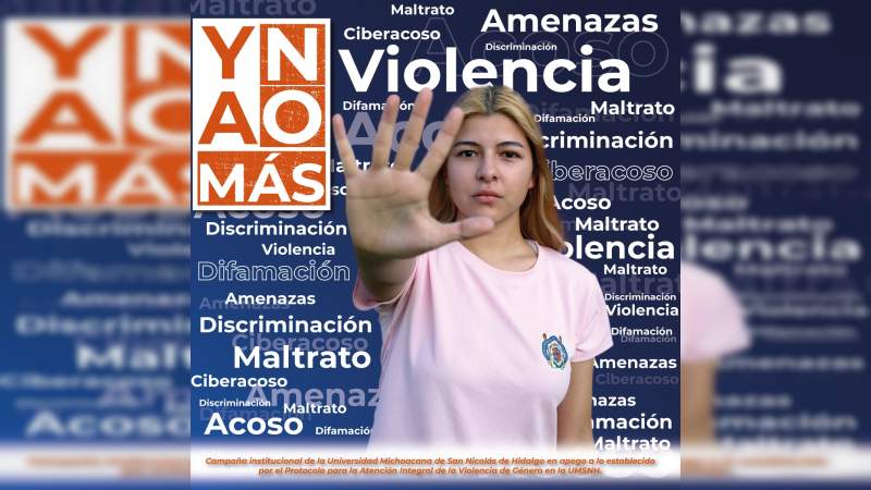 Nicolaitas unidas en la campaña “¡Ya no más!” para la prevención de la violencia de género  