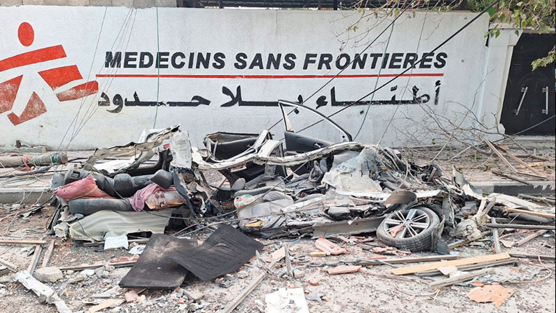 Médicos Sin Frontera advierte colapso del sistema de salud en Gaza 