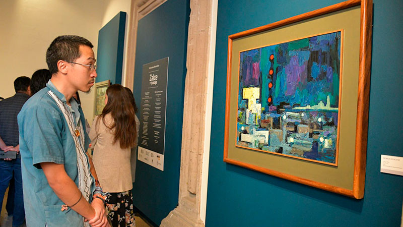 Exposición “Zalce y el paisaje” cierra con broche de oro homenaje al artista: Secretaría de Cultura 