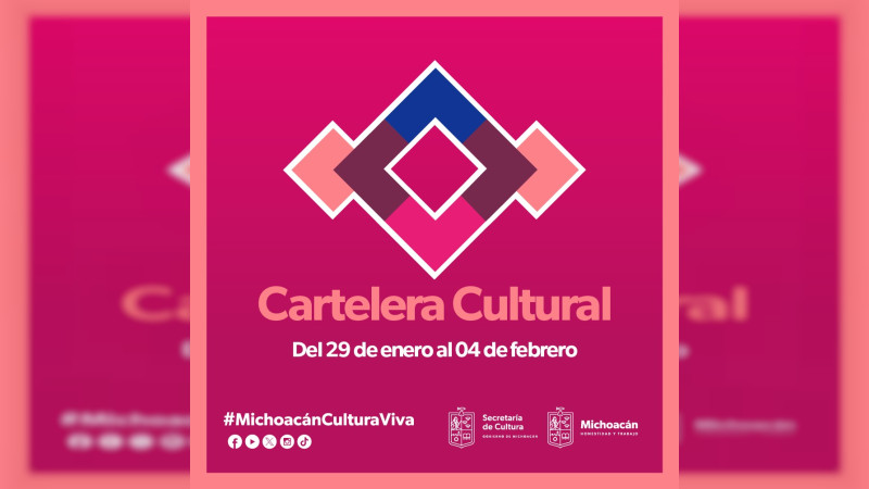 Secretaría de Cultura de Michoacán a conocer actividades 
