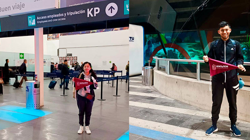 Estudiantes del Tec de Tacámbaro inician estadía académica en Brasil 