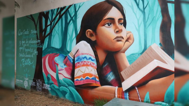 Inaugura Seimujer murales con perspectiva de género en Villas del Pedregal