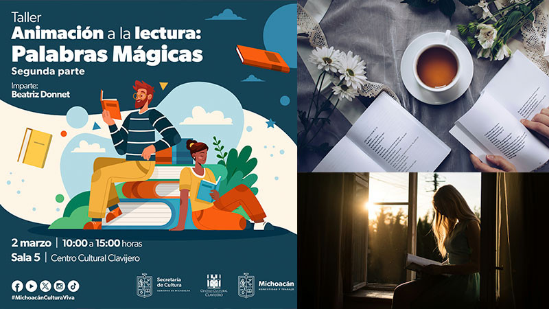 Abrirán taller de animación lectora, en el Clavijero de Morelia, Michoacán 