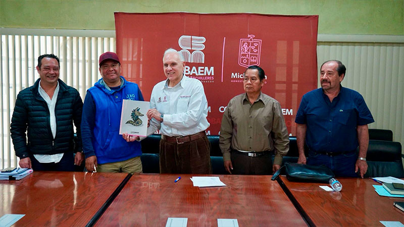 Destina Colegio de Bachilleres de Michoacán recursos para mejorar planteles en la Meseta Purépecha 