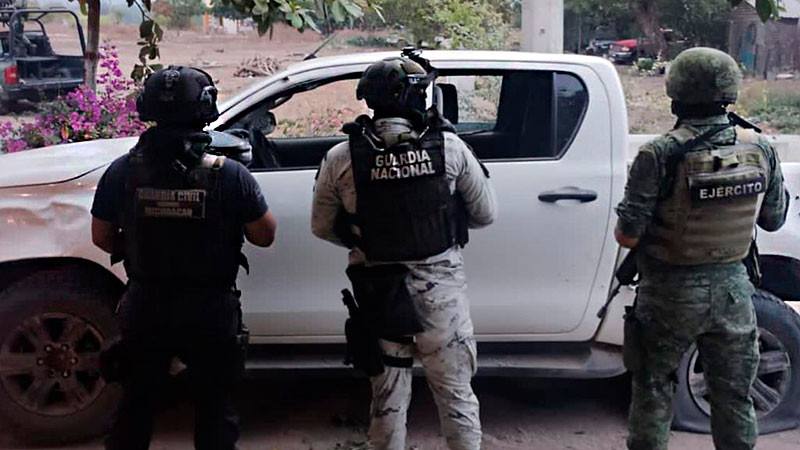 Detienen a seis personas con armas, en Buenavista, Michoacán  