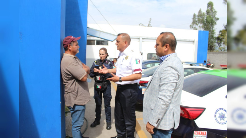 Suspenden a oficiales de Tránsito Municipal de Uruapan por extorsionadores