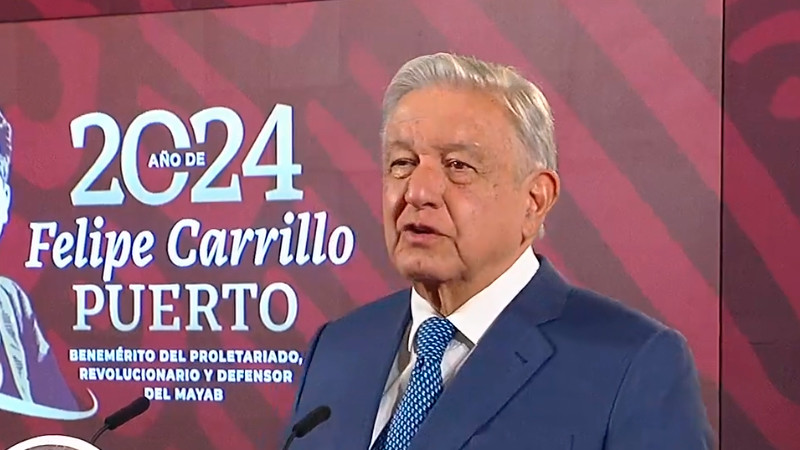 Exige AMLO disculpa a EEUU por filtrar información de supuesto apoyo de delincuencia en campaña de 2006 