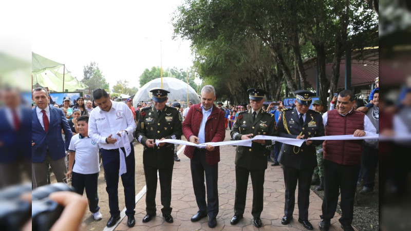 Exposición la Gran Fuerza de México en Uruapan espera más de 200 mil visitantes: Bedolla