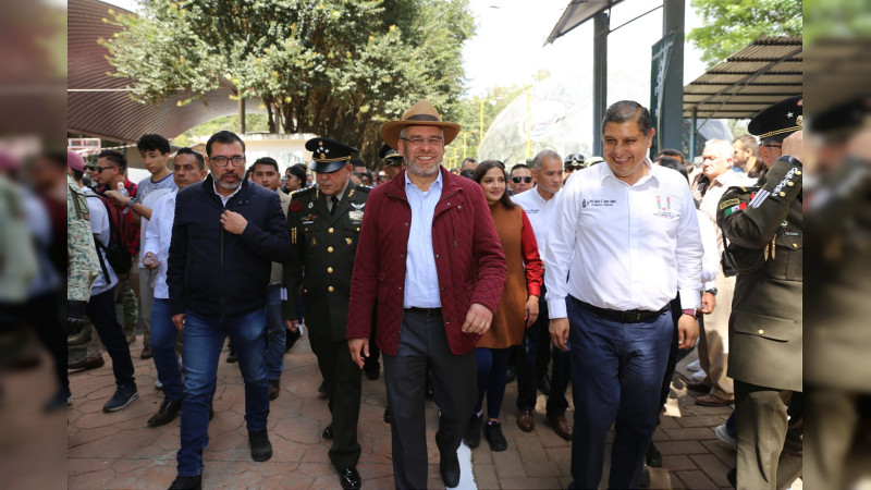 Exposición la Gran Fuerza de México en Uruapan espera más de 200 mil visitantes: Bedolla