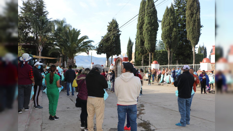 Edil de Ciudad Hidalgo refuerza los servicios públicos y rondines de vigilancia en la Tenencia de San Matías