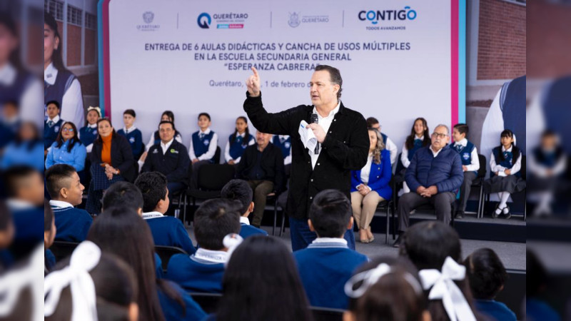 Entregan infraestructura educativa por más de 20 mdp en Querétaro 