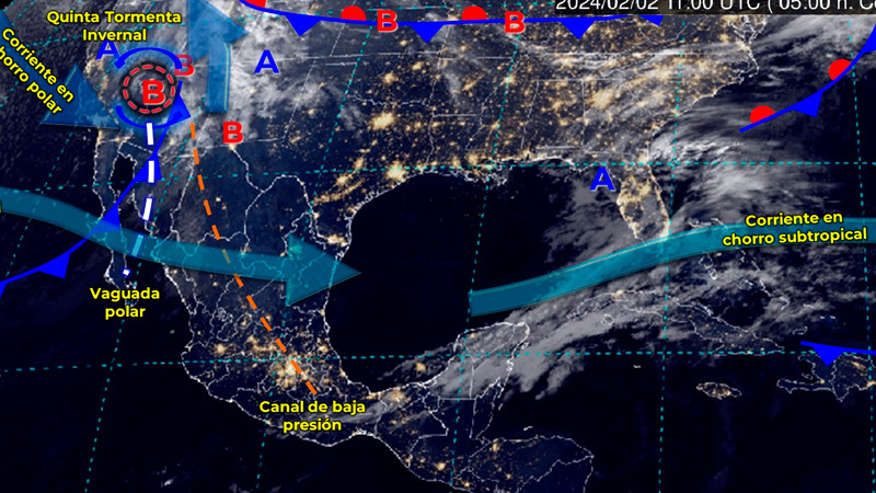 Pronostican nevadas en el norte del país por entrada de Frente Frío 32 