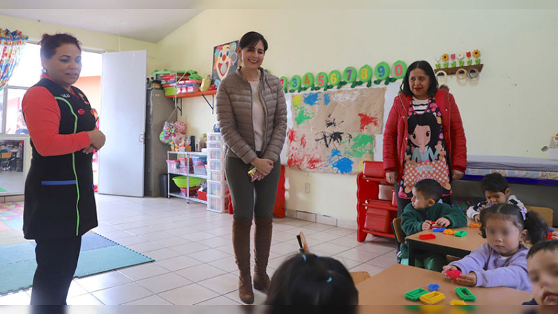 Este año los Centros de Atención Infantil de Michoacán abren servicio a toda la población  