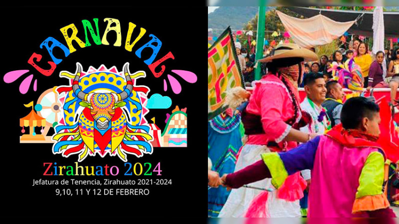 La comunidad michoacana de Ziráhuato realizará su Carnaval del Torito 2024 