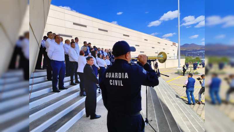 Se moderniza inteligencia policial en Michoacán; entrega  Bedolla equipo tecnológico