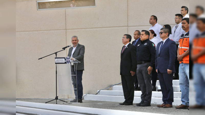 Se moderniza inteligencia policial en Michoacán; entrega  Bedolla equipo tecnológico