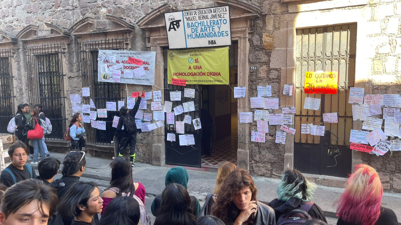 Morelia: Alumnado de Cedart "Miguel Bernal Jiménez" denuncian casos de acoso