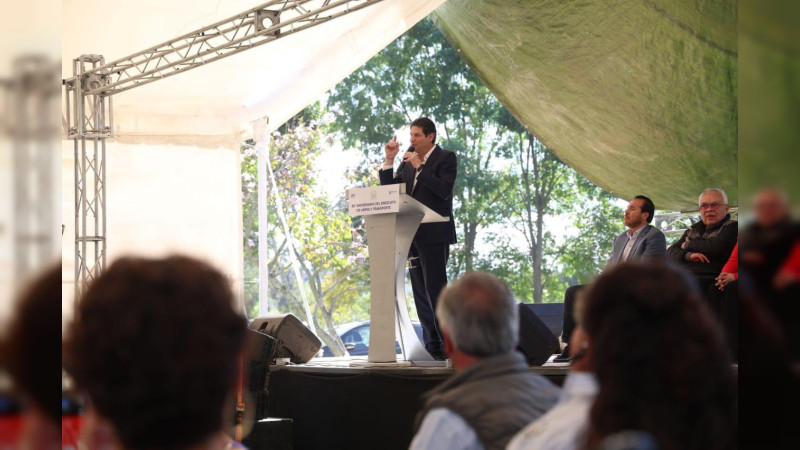 Celebra Alfonso Martínez 86 años del Sindicato de Limpia y Transportes