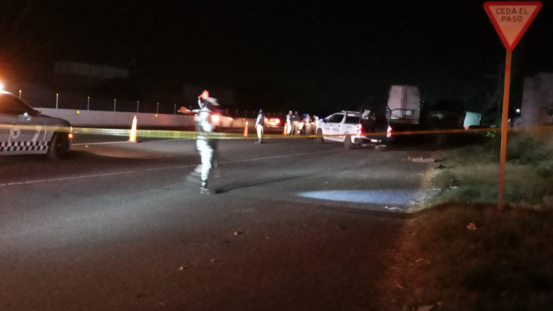 Accidente ocurrido en carretera libre de Celaya hacia Querétaro deja a dos motociclistas sin vida 