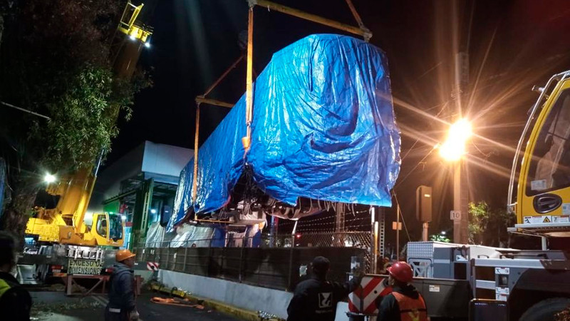 Arriban 2 convoyes para el Tren Ligero a CDMX 