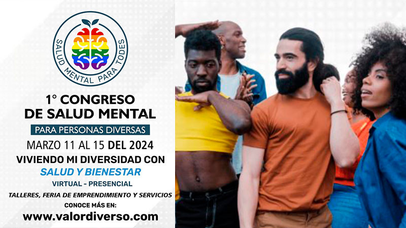 Fundación realizará 1er Congreso de Salud Mental LGBT en Bogotá, Colombia  