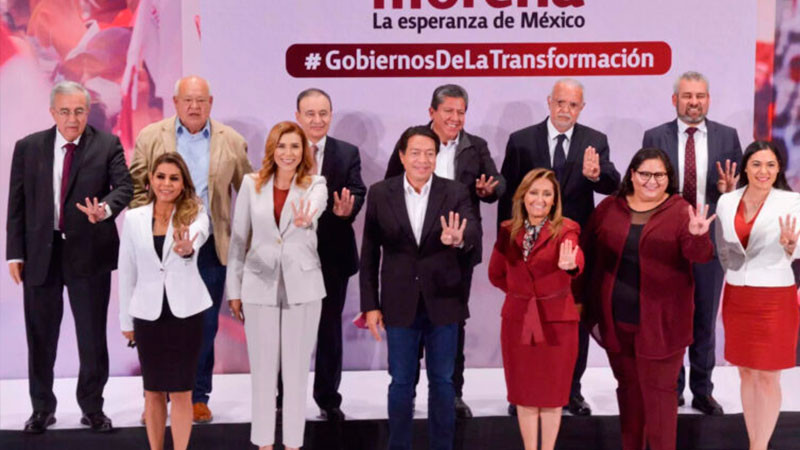 Las y los gobernadores de la 4T muestran su apoyo a las propuestas constitucionales de AMLO 