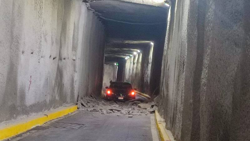 Desprendimiento en distribuidor vial de Morelia no representa riesgos: SCOP 