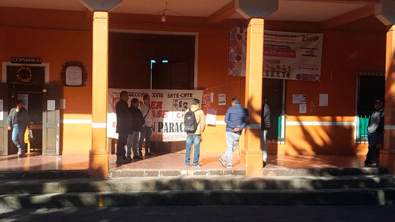 Asegura Poder de Base que 20 por cierto de escuelas en Michoacán paralizaron actividades 