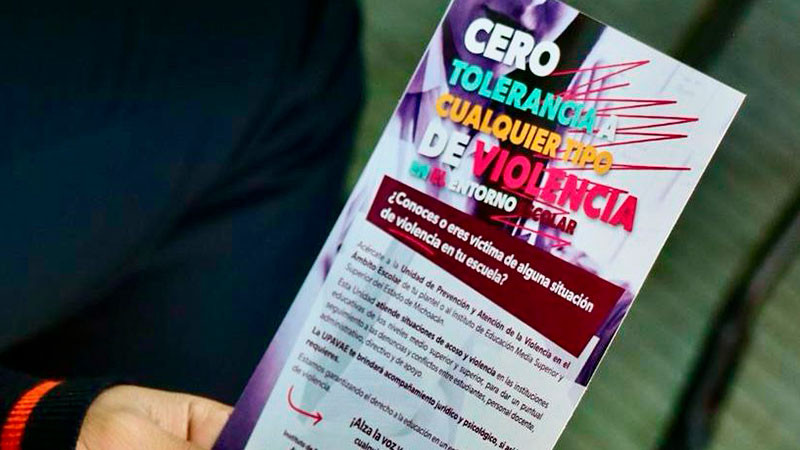 Escuelas deben contar con unidades contra la violencia: Mariana Sosa Olmeda 