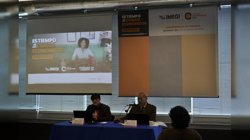 Querétaro: INEGI levantará Censo Económicos 2024  