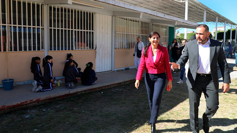 Sector educativo verifica mejoras en escuelas de Huandacareo, Michoacán  