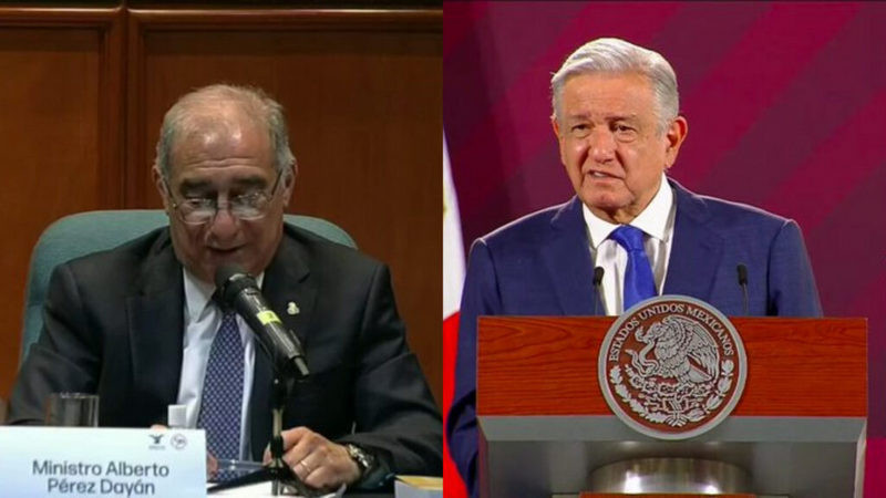 AMLO arremete de nueva cuenta contra el Poder Judicial; se va contra Pérez Dayán 