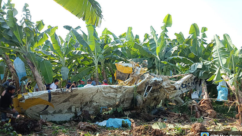 Se desploma avioneta fumigadora en Mazatán, Chiapas; piloto resulta herido