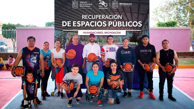 Arranca Instituto de la Juventud Michoacana recuperación de espacios públicos  