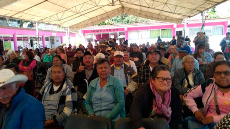 DIF Michoacán continúa entrega de apoyos a estancias de adultos mayores 