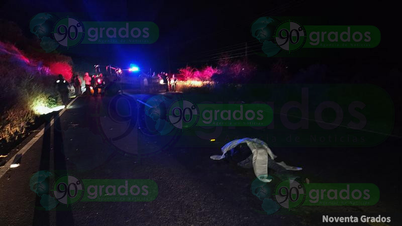 Choque entre taxi y motocicleta deja un muerto en Apatzingán, Michoacán