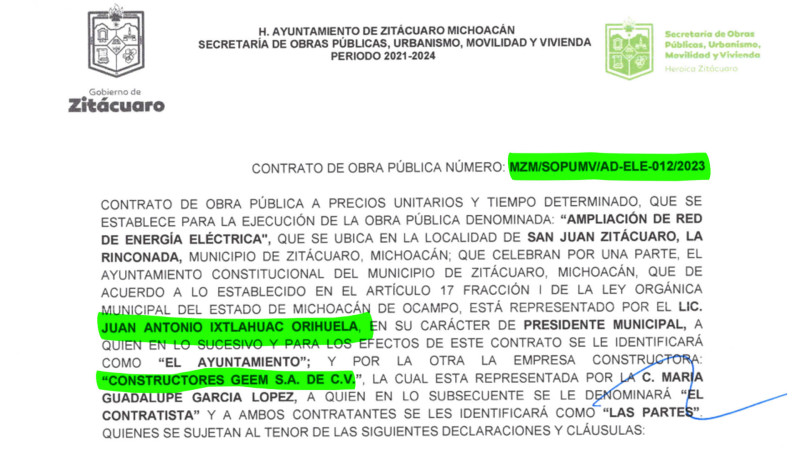 Corrupción e Inseguridad en el gobierno de Antonio Ixtláhuac que entrega contratos por más de 118 millones sin licitar 