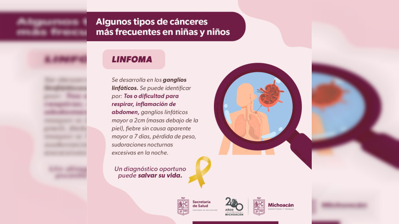 Promueve SSM detección oportuna del cáncer infantil