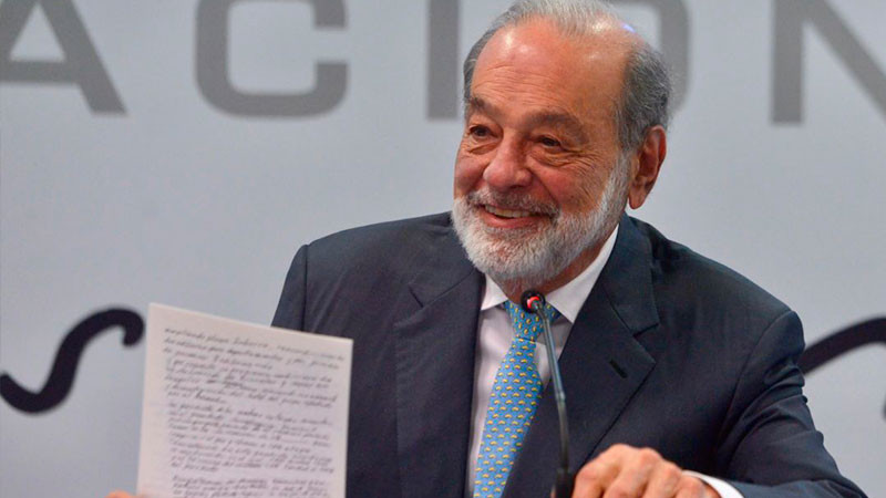 Carlos Slim rechaza ser el empresario favorito del gobierno de AMLO 