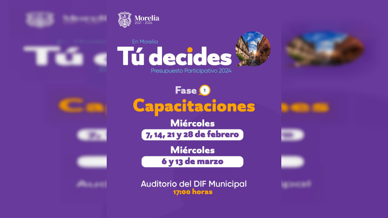 IMPLAN te capacita para la elaboración del proyecto para el Presupuesto Participativo 2024 