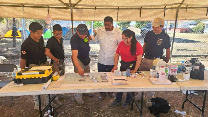 Realiza PC Michoacán operativo de atención durante Fiesta de Ceniza en Carácuaro 