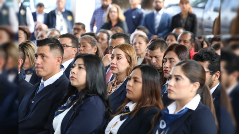 Egresa la 2ª Generación de Agentes del Ministerio Público y 5ª Generación de Policías de Investigación, en Michoacán