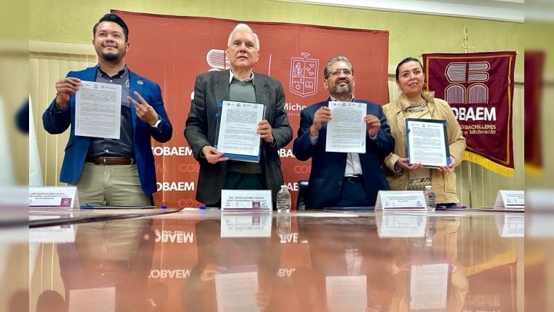 Cobaem, Tec de Los Reyes y Universidad Vizcaya acuerdan elevar calidad educativa