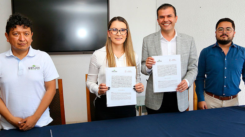 Signó IMPLAN Morelia convenio con Instituto del Transporte de Michoacán 