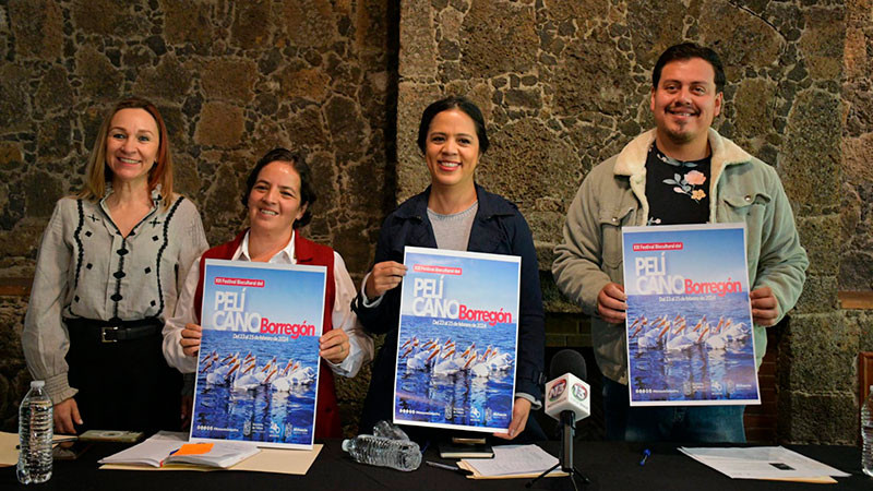 Sector cultura de Michoacán anunció el próximo Festival Biocultural del Pelícano Borregón 