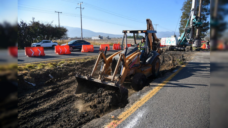 Inicia SCOP construcción del segundo circuito periférico de Morelia