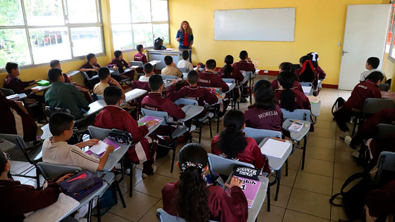 Sector educativo de Michoacán levanta encuesta sobre abandono escolar 