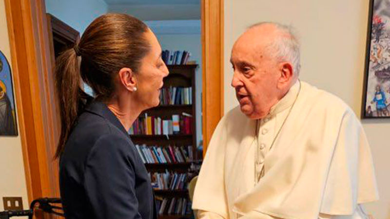 Sostiene Claudia Sheinbaum encuentro con el Papa Francisco 